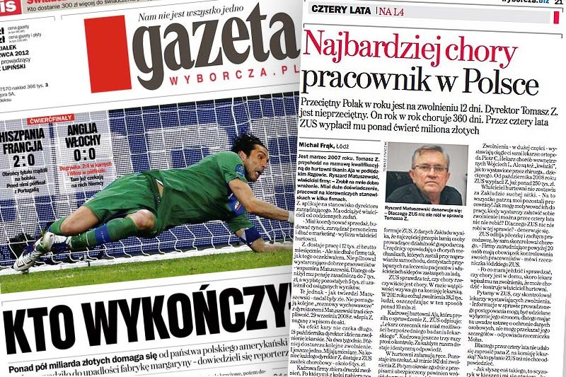 "Gazeta Wyborcza" ma moc uzdrawiania?