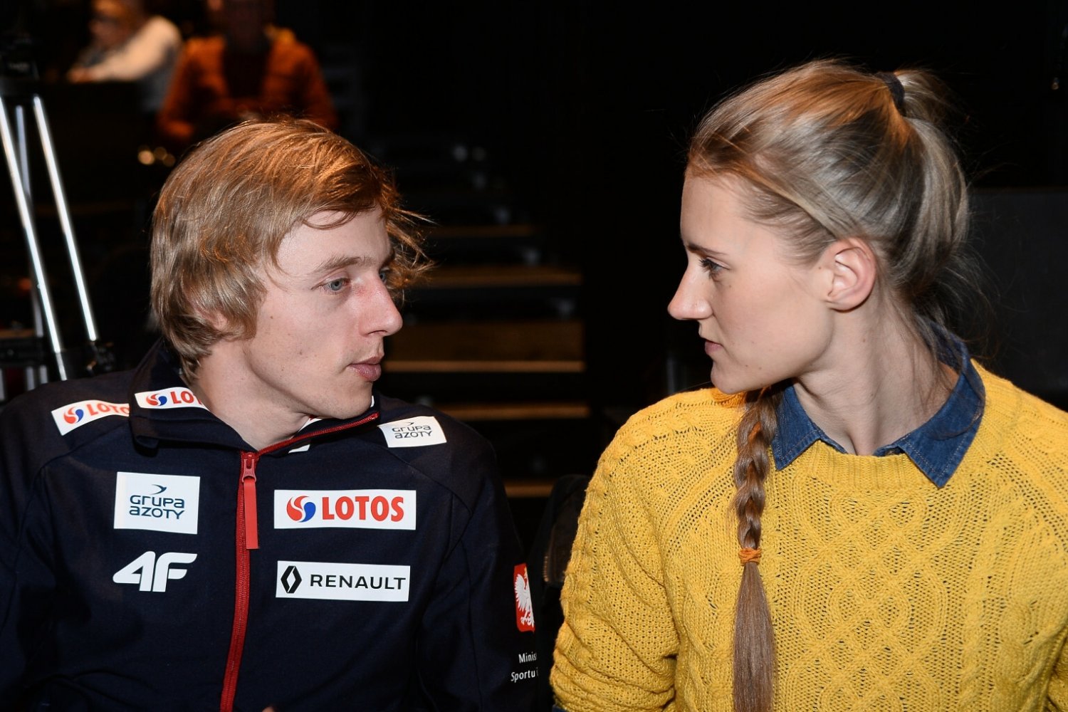 Marta Kubacka z mężem.