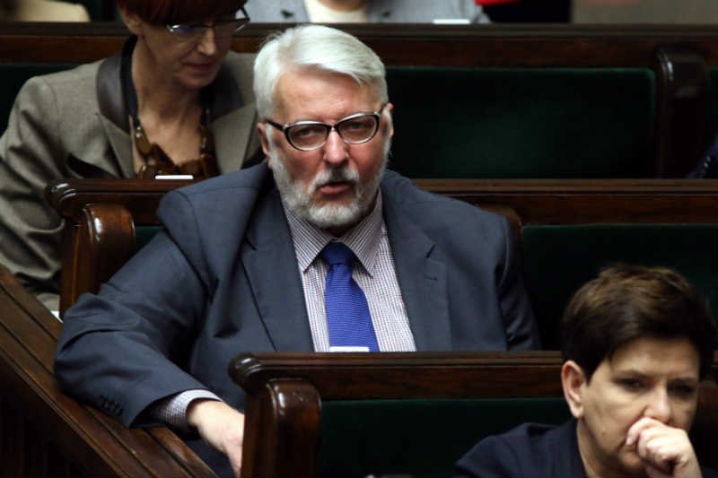 Witold Waszczykowski znowu zabłysnął.