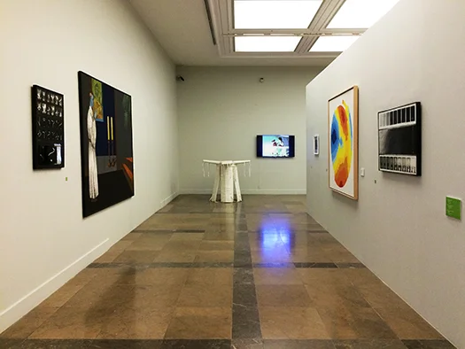 widok ekspozycji, kolekcja sztuki XX i XXIw, Muzeum Narodowe w Krakowie, Modzelewski, Sztwiertnia, Strzemiński, Sasnal, Jonczyk, Janin