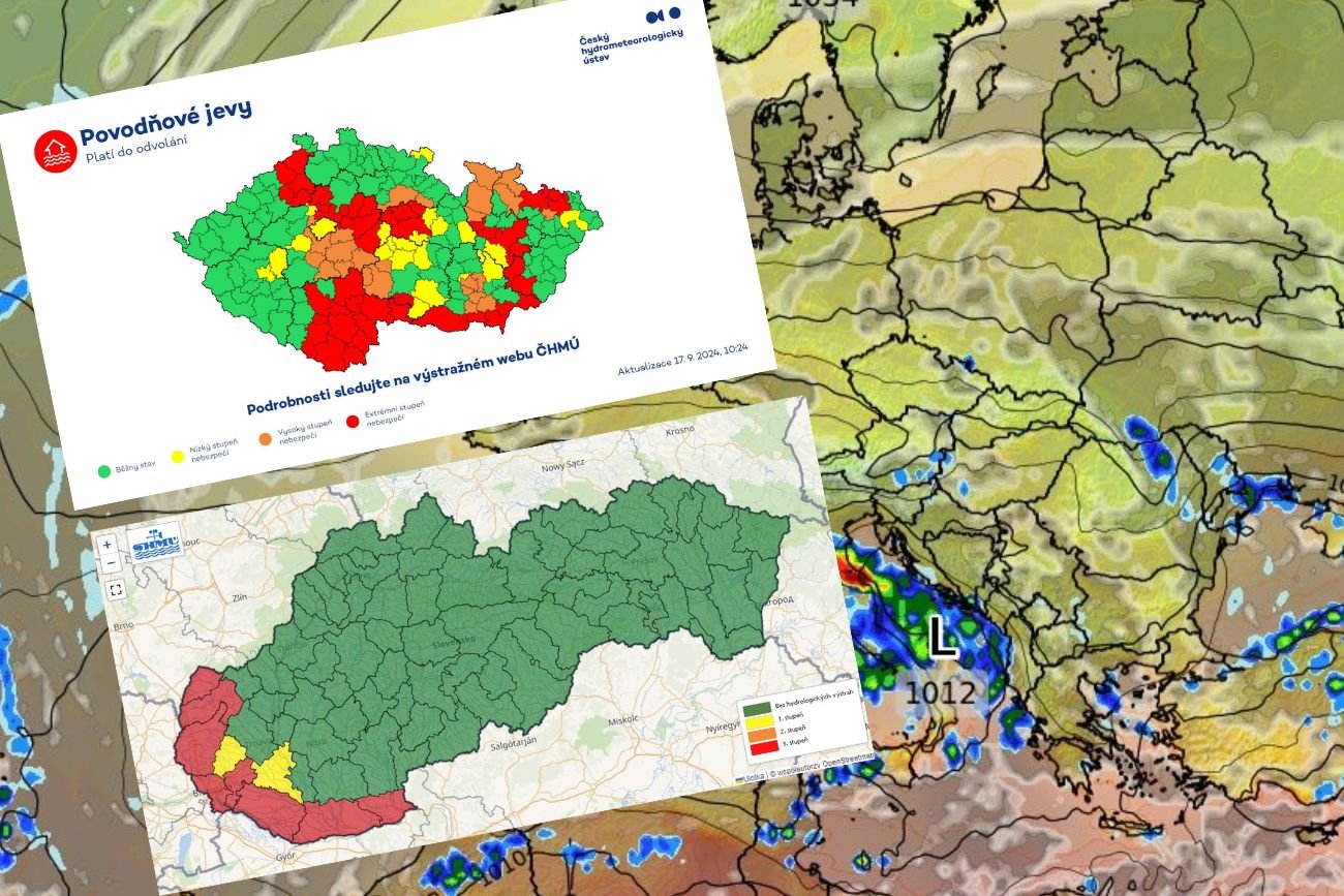 Powódź 2024 w Europie. Alarmy w Czechach i Słowacji