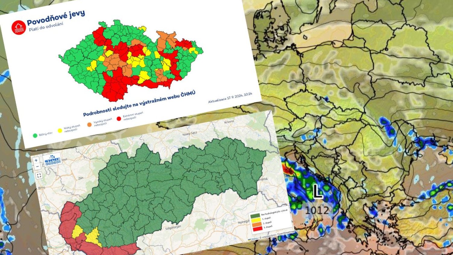 Powódź 2024 w Europie. Alarmy w Czechach i Słowacji