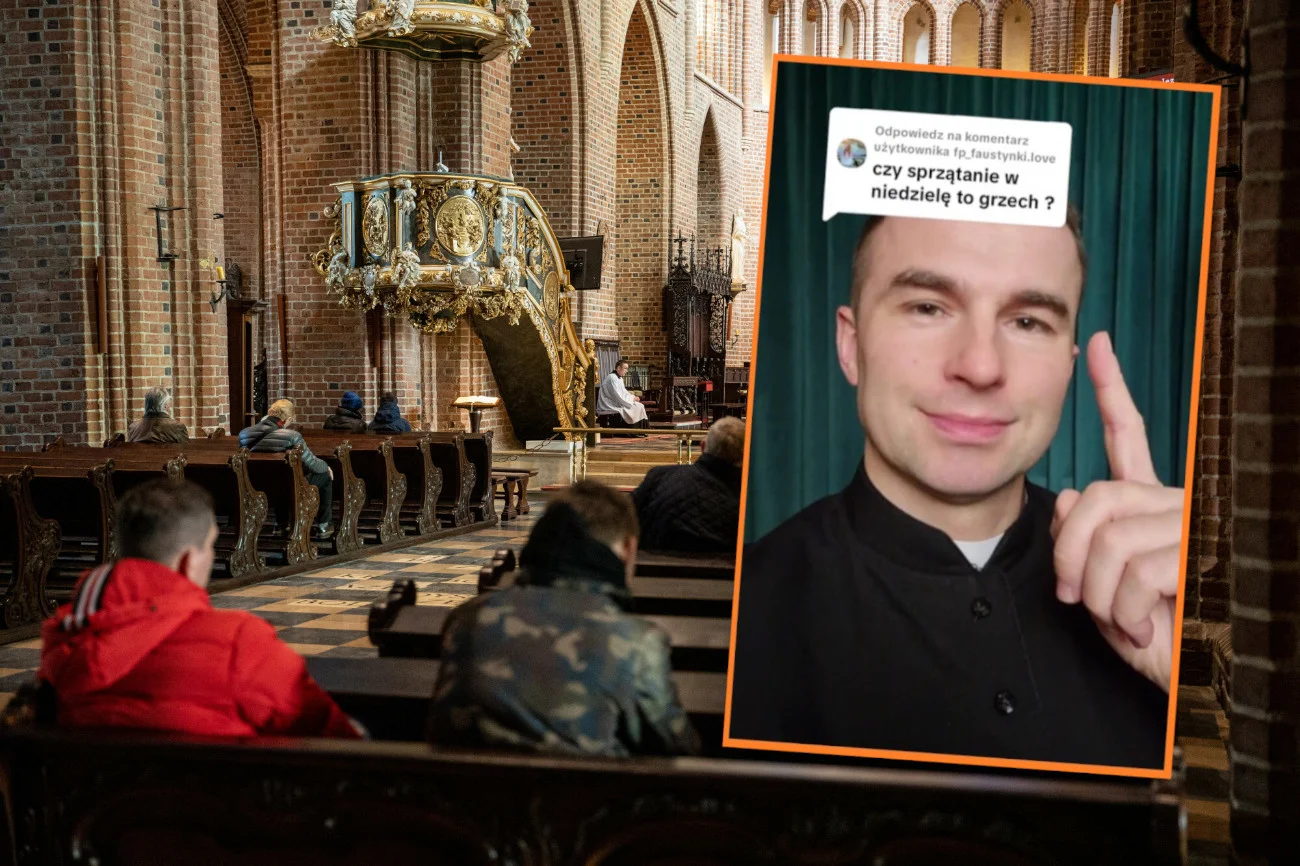 Czy można sprzątać w niedzielę? Odpowiedź księdza z TikToka oburzyła sieć