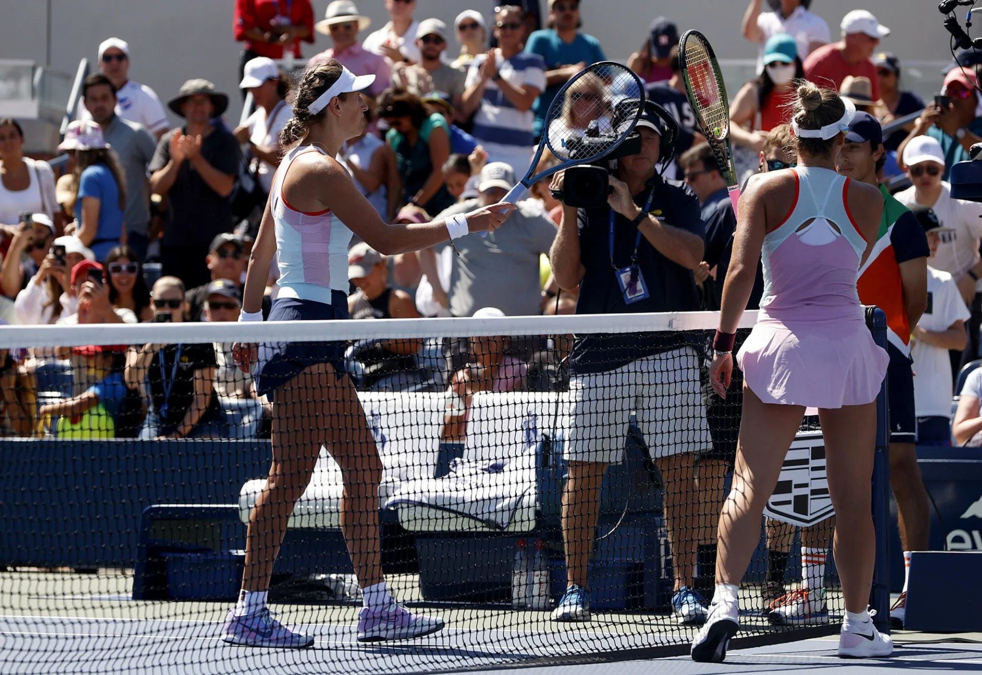 Zgrzyt podczas US Open. Ukrainka Marta Kostiuk zlekceważyła Wiktorię Azarenkę po meczu