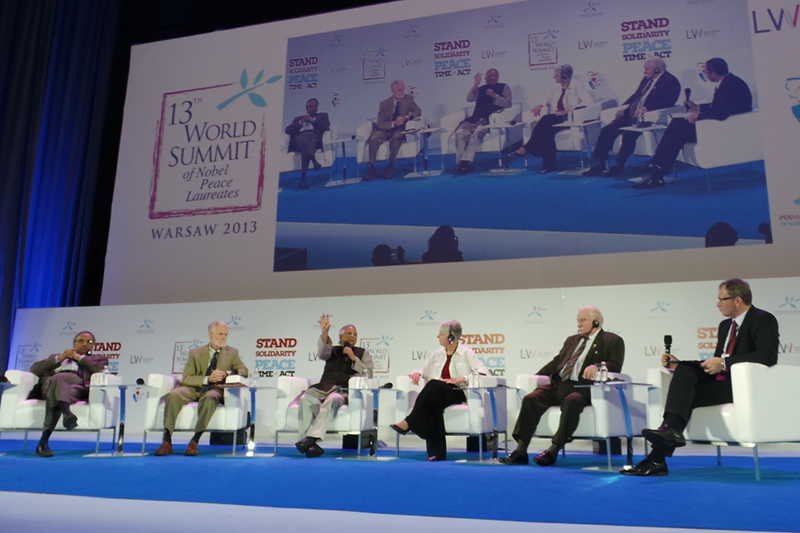 13. Światowy Szczyt Laureatów Pokojowej Nagrody Nobla w Warszawie.