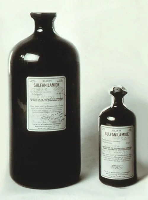 Butelka eliksiru Sulfanilamide