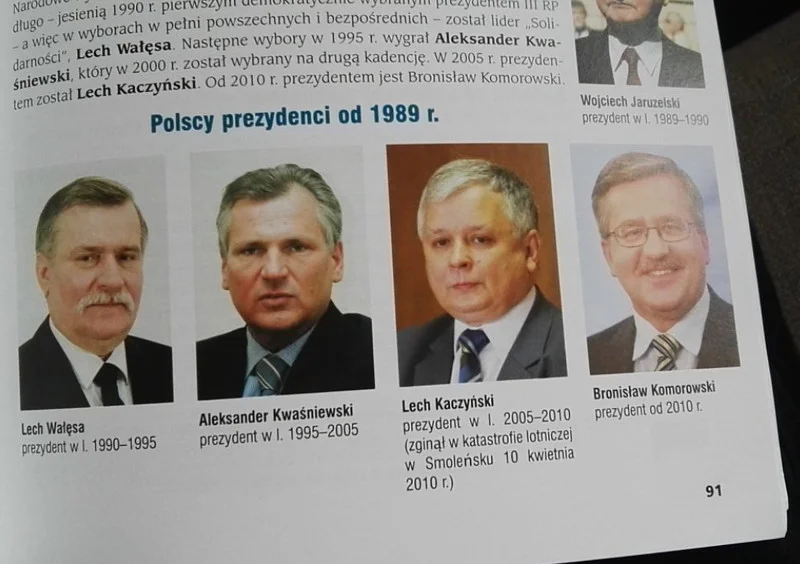 Strona z podręcznika do WOS "Bliżej Świata", rok szkolny 2017/18.