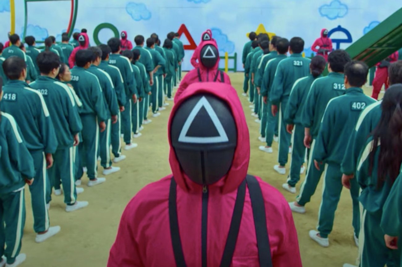 Paryż. Bójka fanów hitowego serialu Netflixa "Squid game".