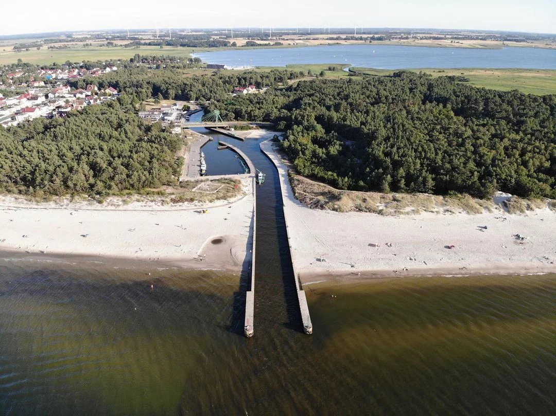Plaża w Dźwirzynie.