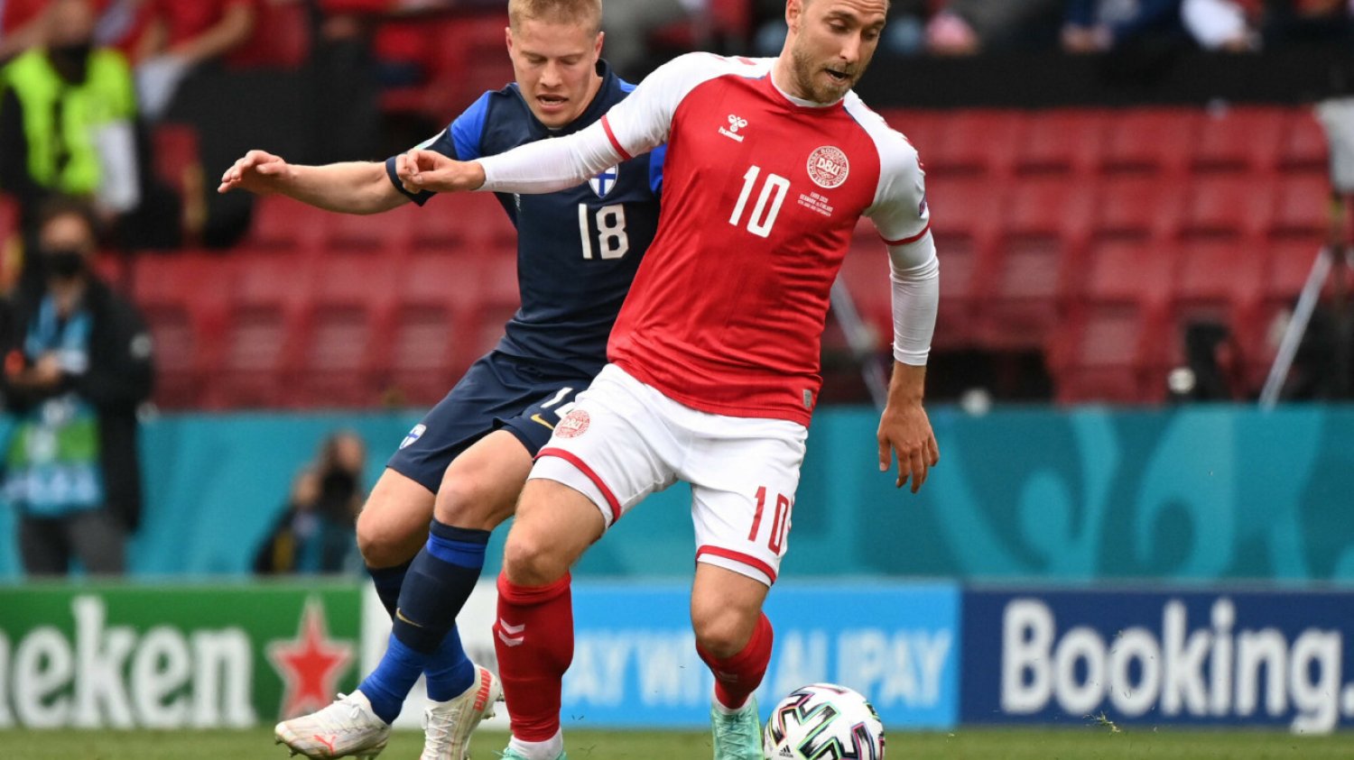Christian Eriksen, pomocnik reprezentacji Danii.