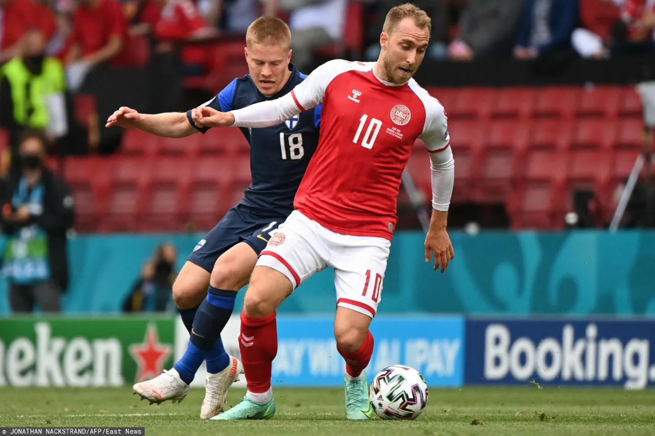 Christian Eriksen, pomocnik reprezentacji Danii.