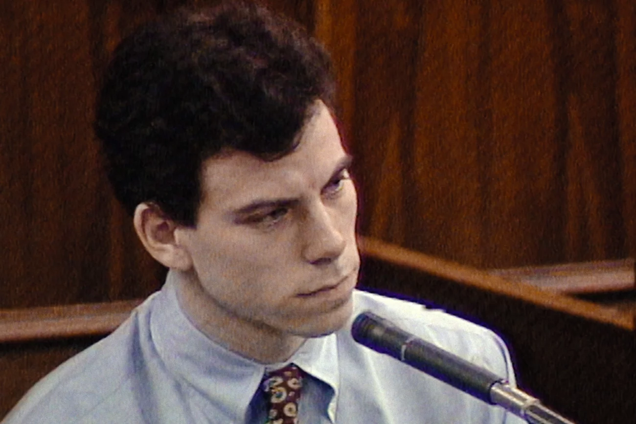 Erik Menendez podczas procesu w latach 90.