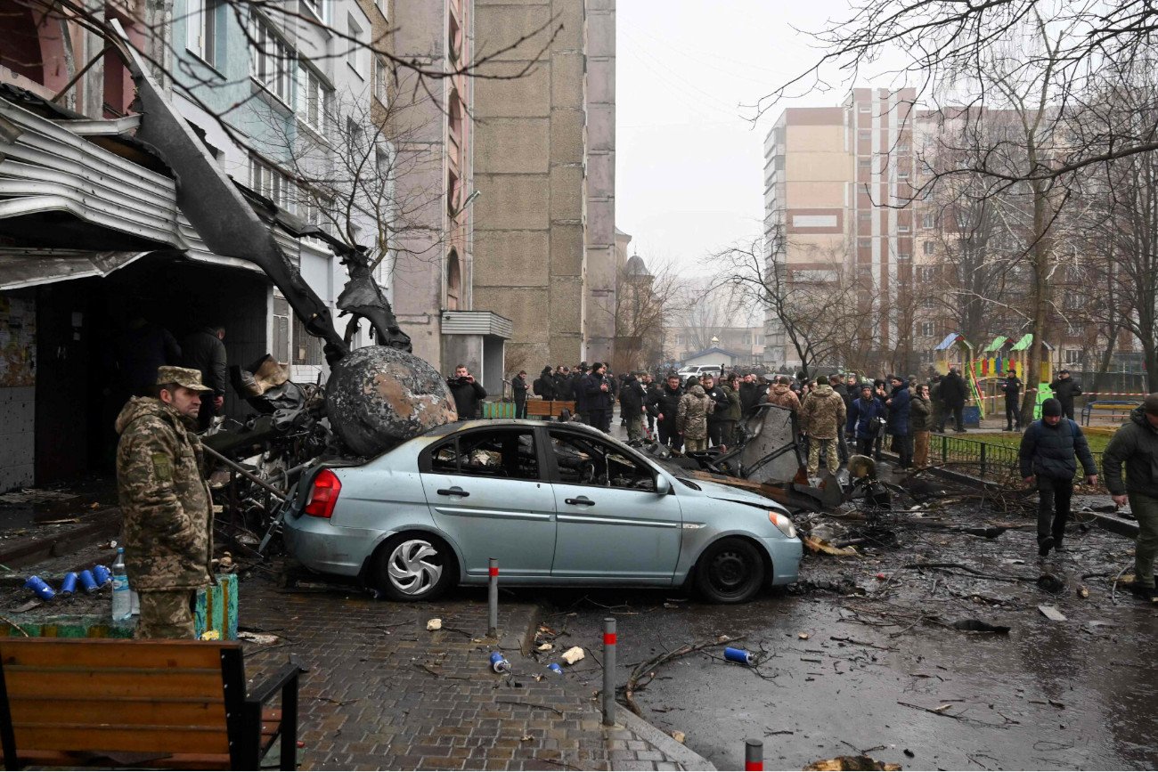 katastrofa śmigłowca w Browarach w obwodzie kijowskim