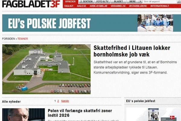 Związkowcy i politycy w Danii alarmują, że Polacy zabierają pracę Duńczykom