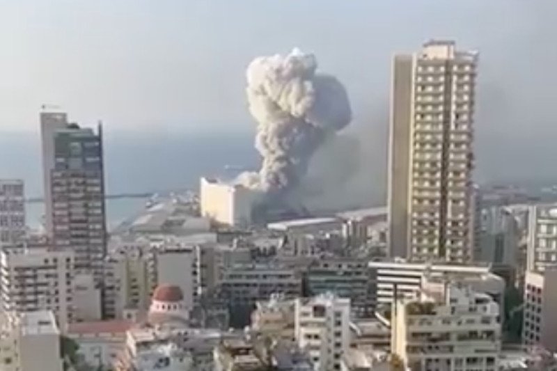 Pokazujemy wam eksplozję w Bejrucie z 10 różnych perspektyw.