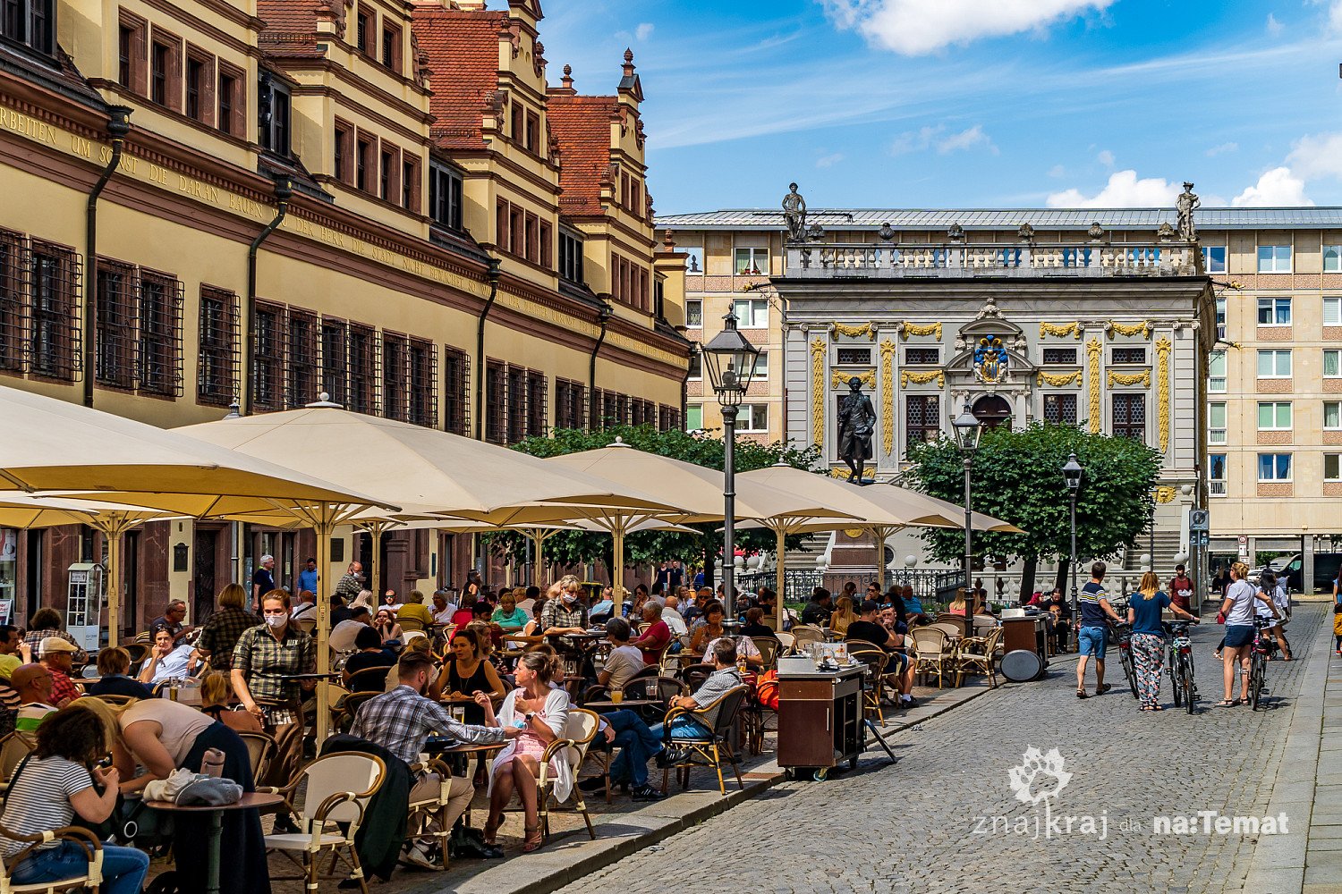 Atmosfera Starego Miasta w Lipsku