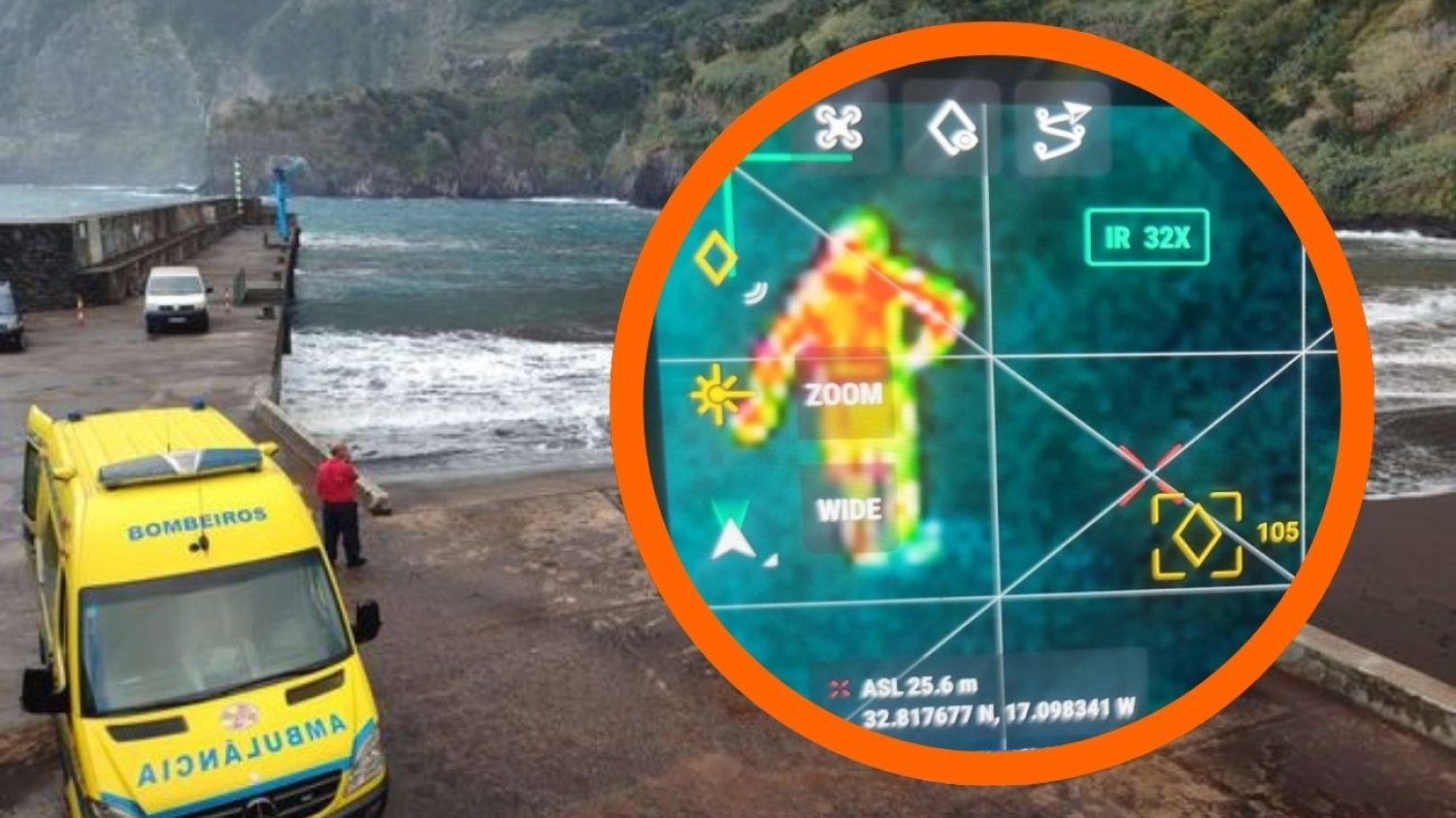Akcja ratunkowa na Maderze. Polak spędził noc w oceanie