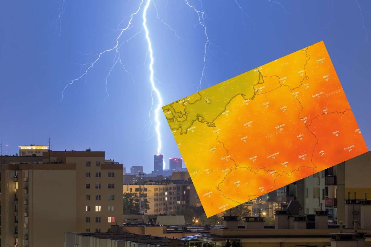 W przyszłym tygodniu skończą się upały, ale wystąpią burze