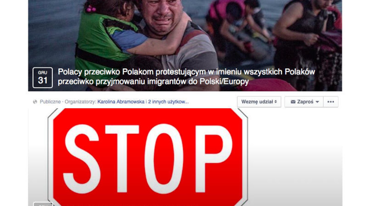 Polacy podzielili się na dwie grupy.