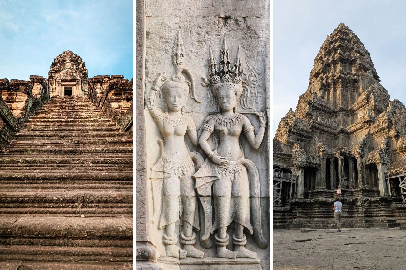 Detale światyni Angkor Wat Angkor Wat