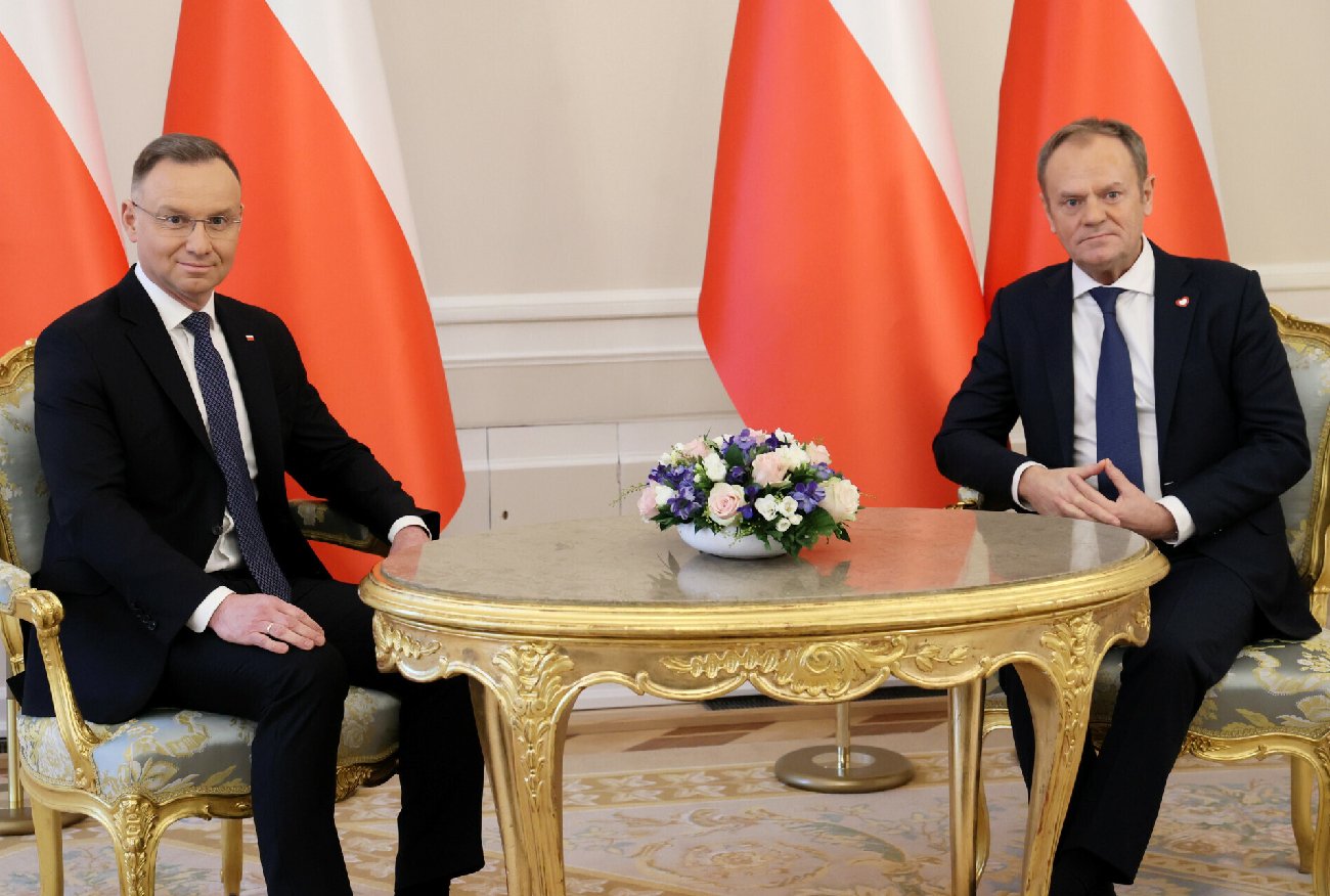 Duda i Tusk właśnie za zamkniętymi drzwiami. Oficjalnie temat jest jeden.