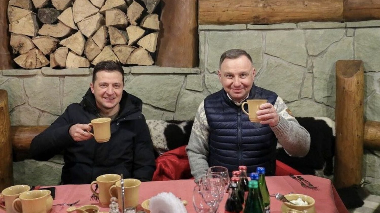 Wołodymyr Zełenski i Andrzej Duda.
