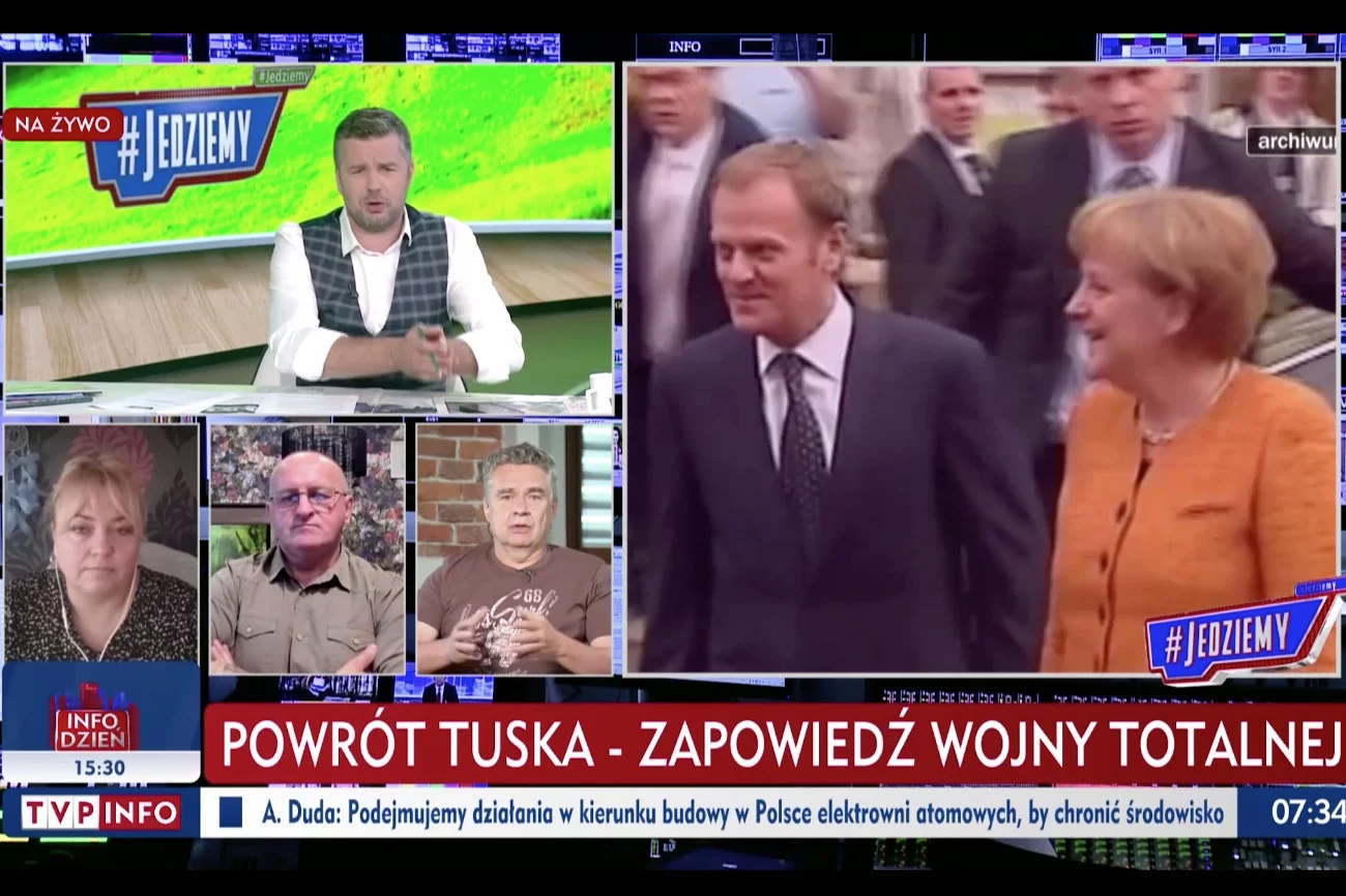 W programie TVP Info Michała Rachonia pojawiły się kolejne ostre komentarze pod adresem Donalda Tuska.