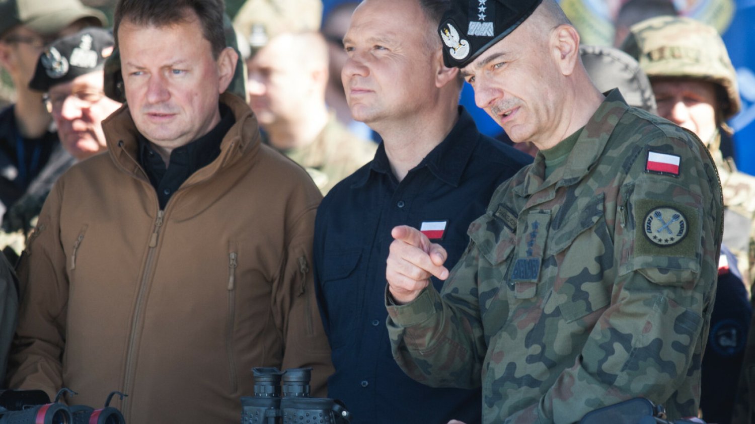 Mariusz Błaszczak, Andrzej Duda, gen. Rajmund Andrzejczak