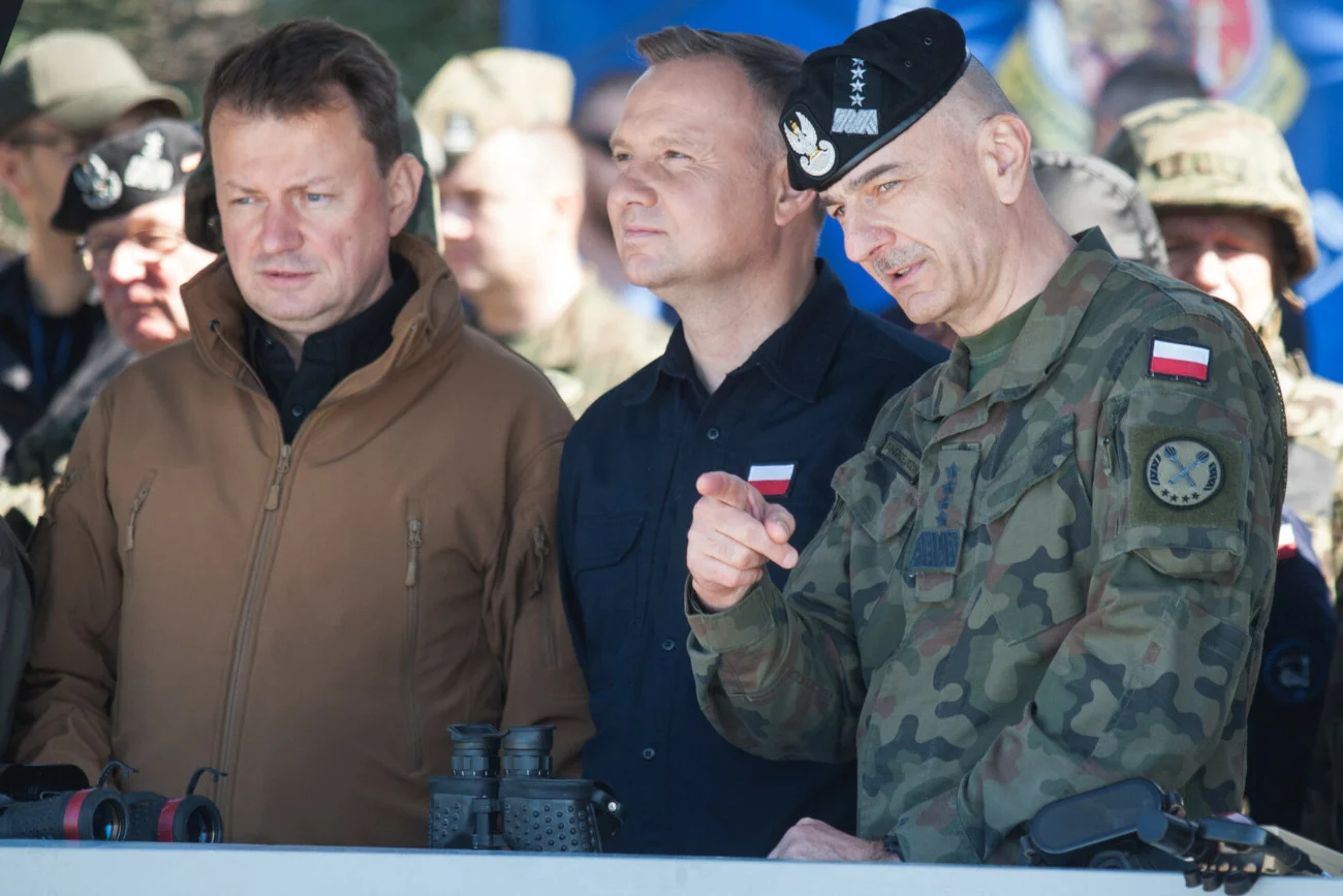 Mariusz Błaszczak, Andrzej Duda, gen. Rajmund Andrzejczak