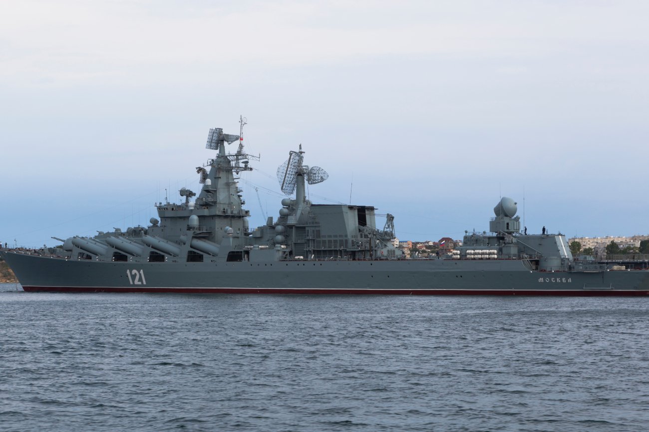 Wojsko ukraińskie miało ostrzelać na Morzu Czarnym rosyjski krążownik rakietowy "Moskwa".