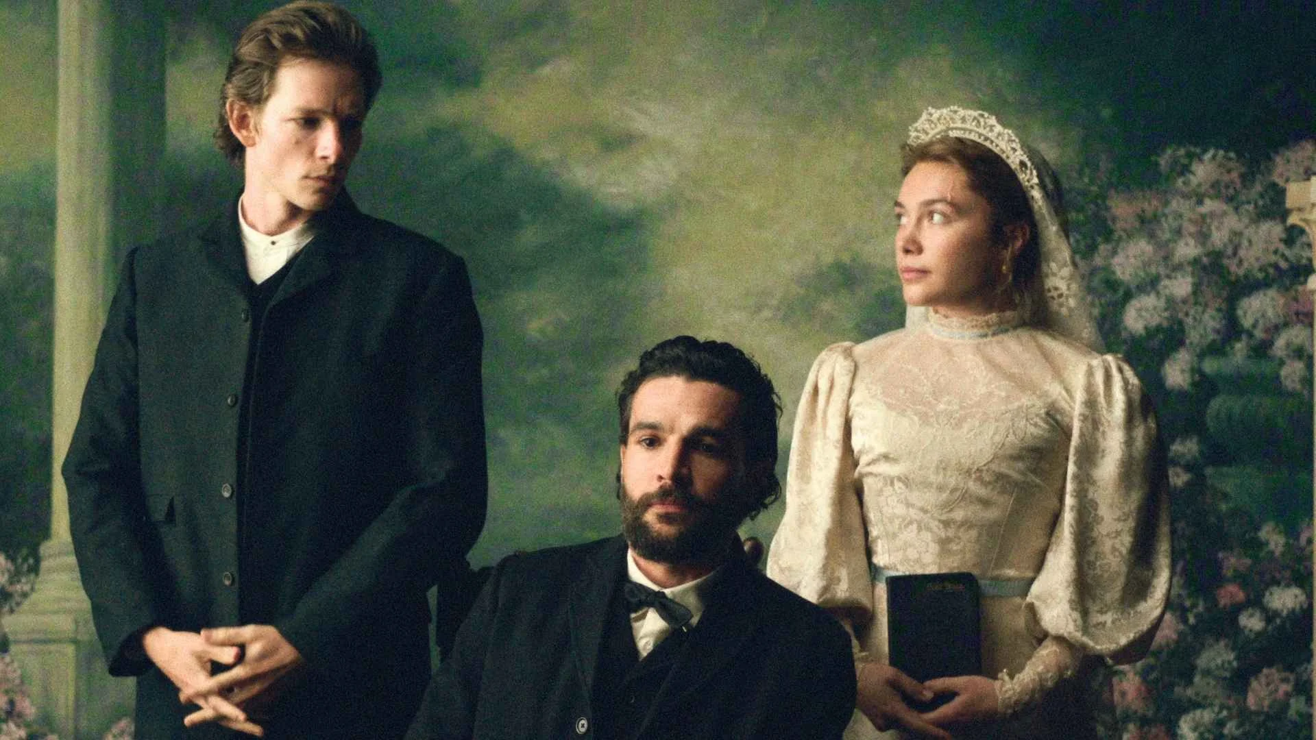 Mike Faist, Christopher Abbott i Florence Pugh w serialu "Na wschód od Edenu"