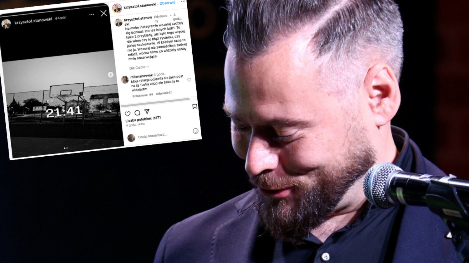 Awaria Instagrama. Stanowski pokazuje dziwną relację na swoim koncie
