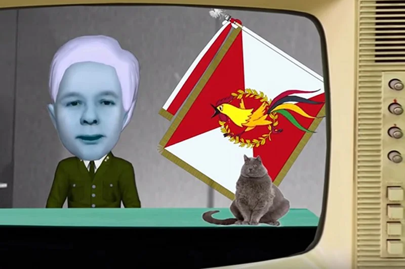 Jarosław Kaczyński oczywiście też musiał wystąpić w teledysku "Fajnie", utworu Macieja Maleńczuka.