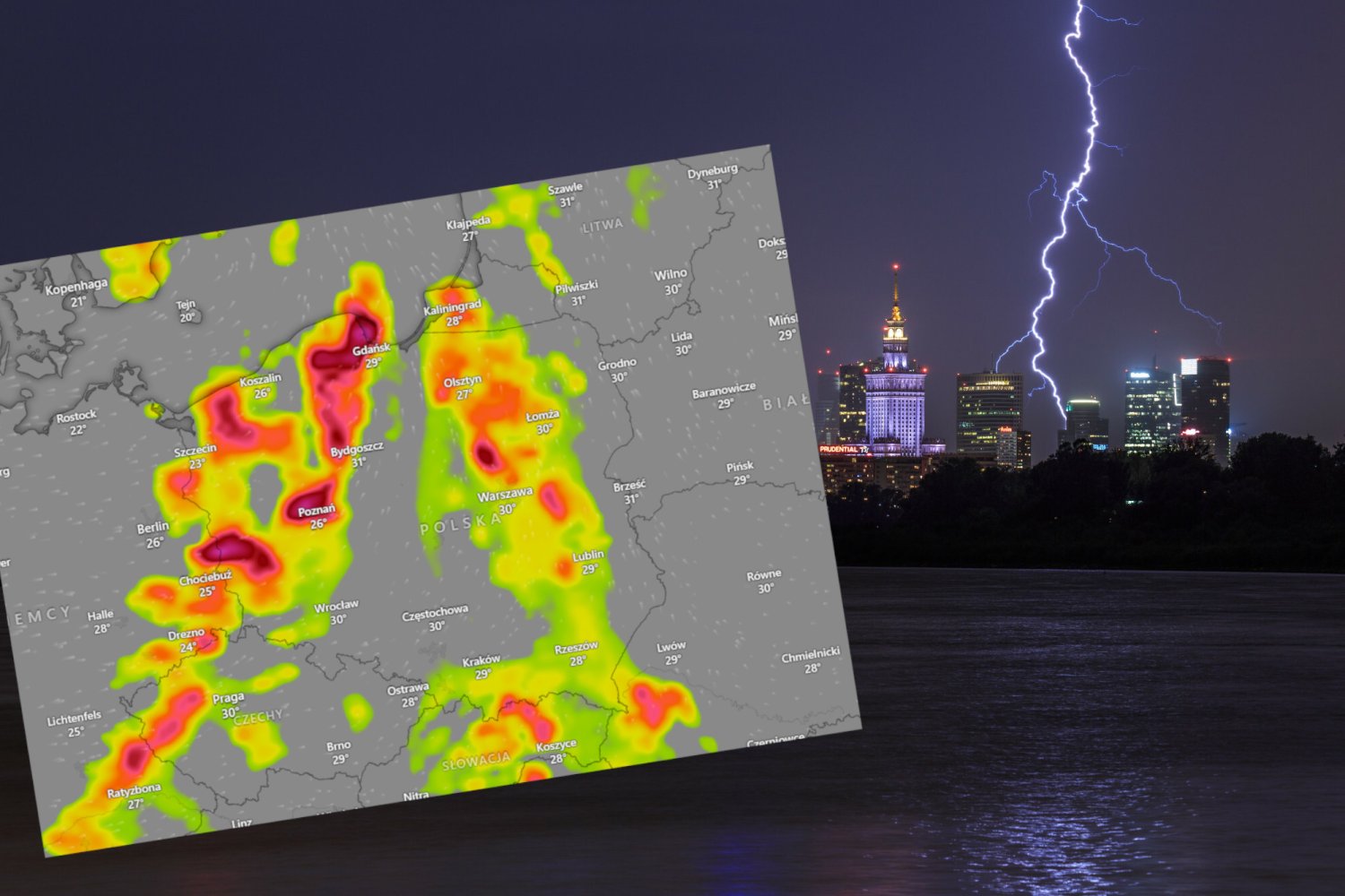 Pogoda nie będzie nas rozpieszczała pod koniec tygodnia.