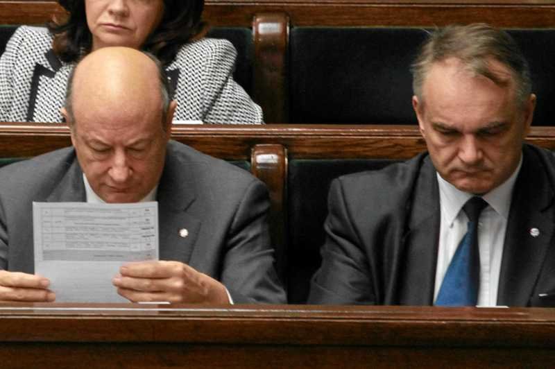 Jacek Rostowski i Waldemar Pawlak