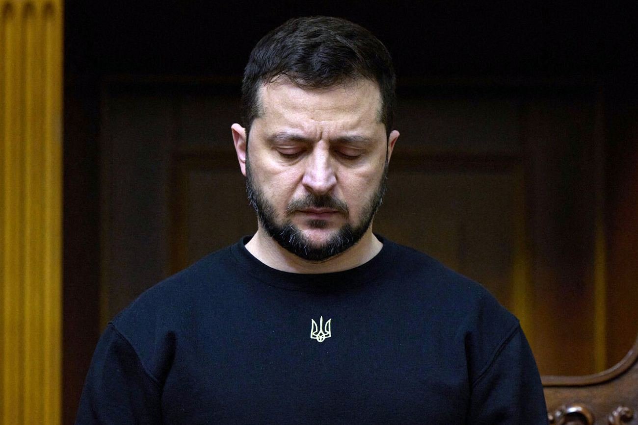 Prezydent Wołodymyr Zełenski nie zwalczył korupcji na Ukrainie.