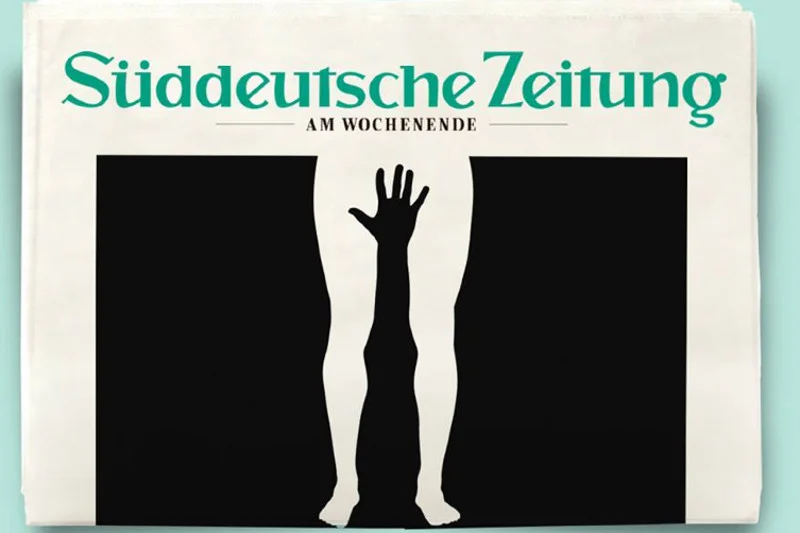 Okładka niemieckiego dziennika.