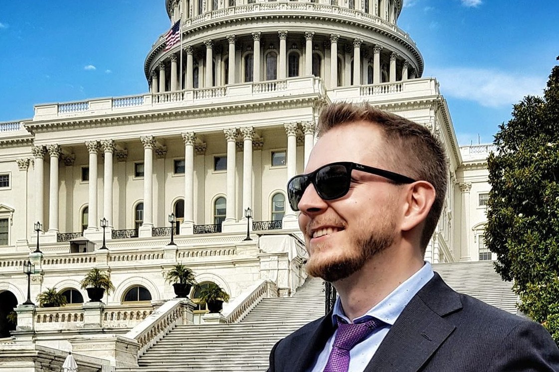 Na zdjęciu Marcin Mycielski, autor tekstu.