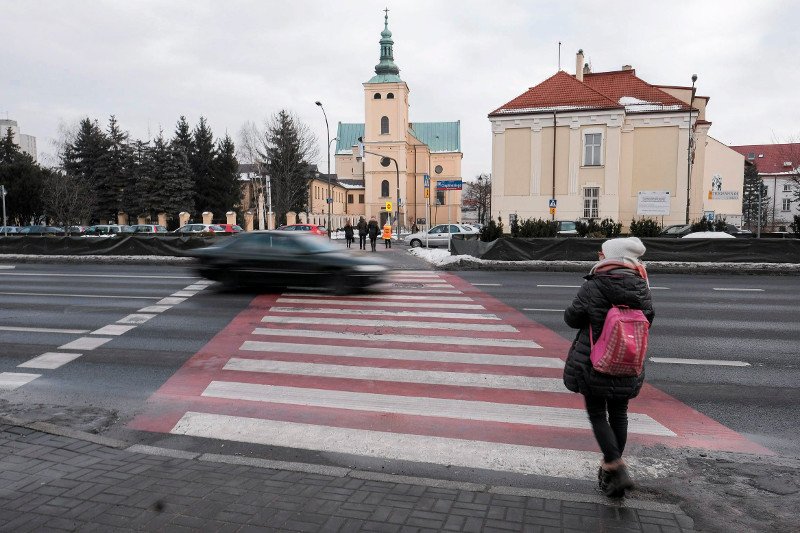 Biało-czerwone pasy w Rzeszowie