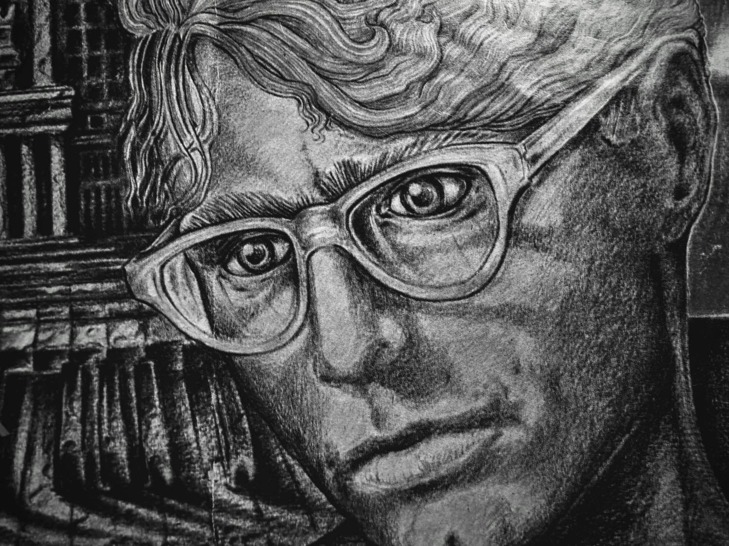 Komeda - okładka folderu i plakat z okazji z 20. rocznicy śmierci Krzysztofa Komedy. Kwiecień 1989 | Fot. Tomasz Lach