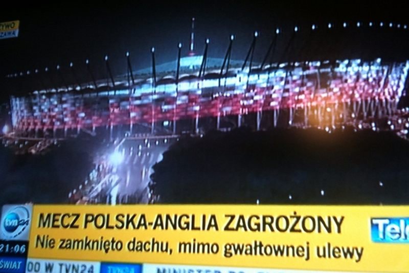 Stadion Narodowy przed meczem Polska - Anglia