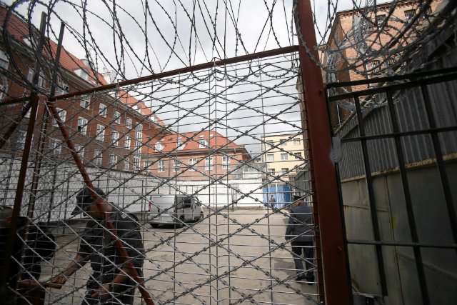 Areszt śledczy w Szczecinie.