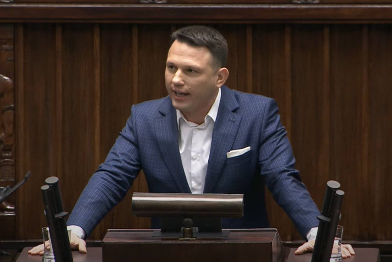 Sławomir Mentzen uderzył w PiS w Sejmie