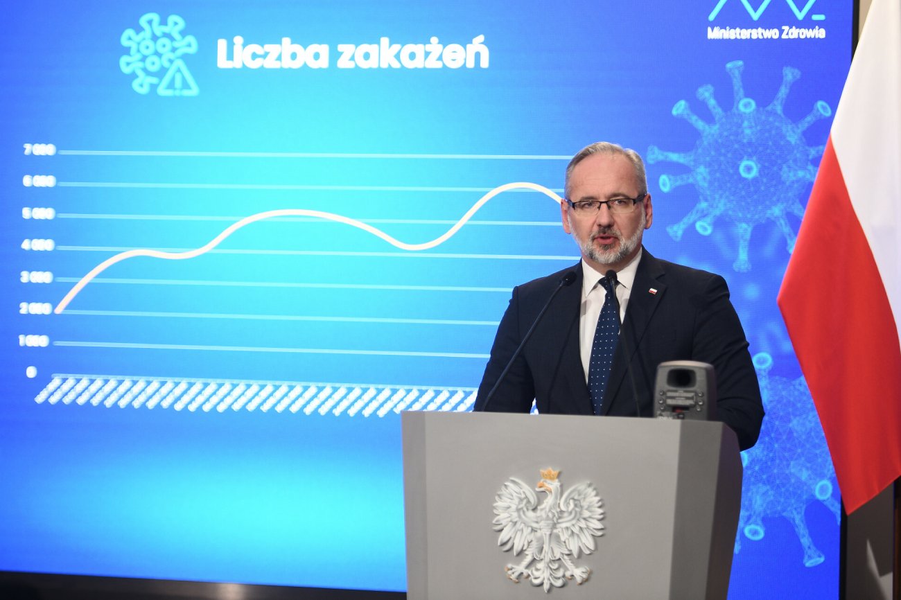 Kolejna fala zachorowań na COVID-19. Niedzielski o kolejnym szczycie