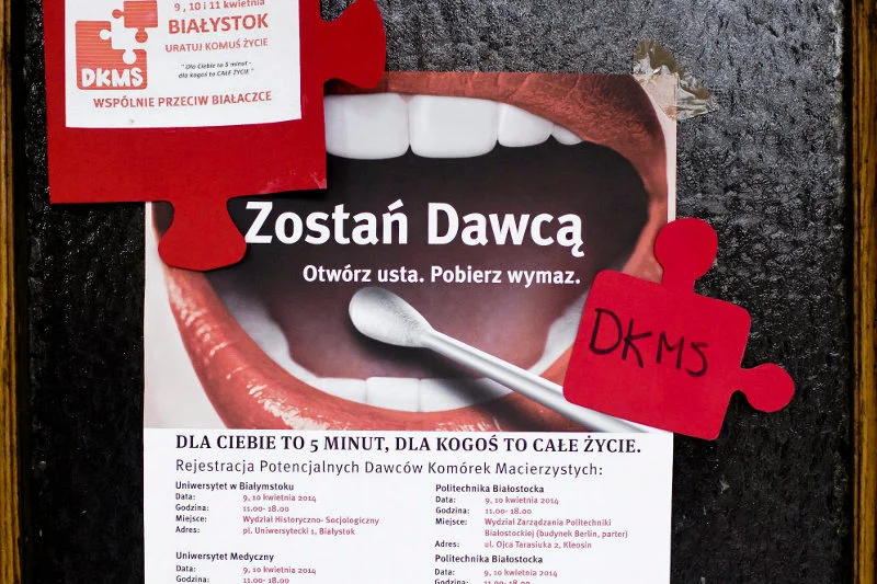 W bazie Fundacji DKMS zarejestrowanych jest ponad 500 tys. potencjalnych dawców szpiku. Wiceprezes fundacji przekonuje, że kandydatów, którzy w ostatniej chwili się wycofali, można policzyć na palcach jednej ręki.
