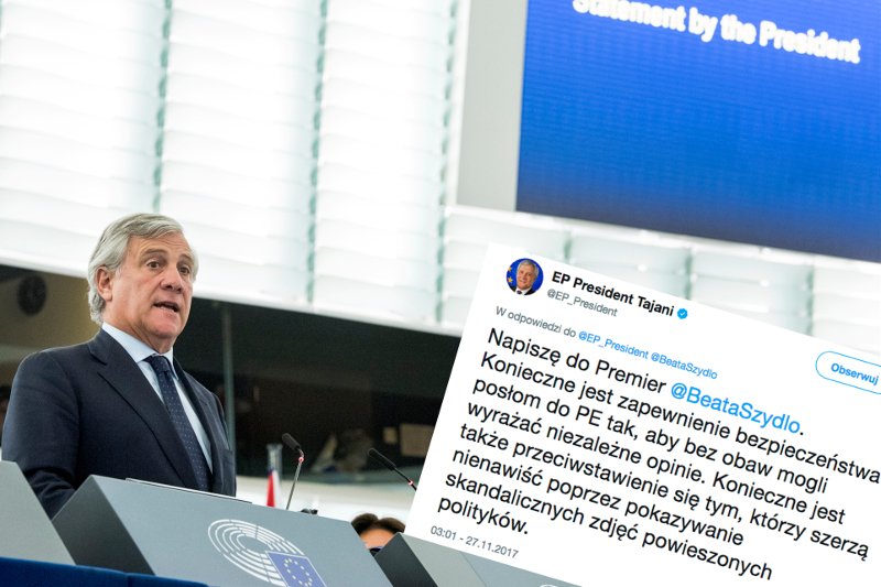 Na katowicki "happening" narodowców zareagował nawet szef Parlamentu Europejskiego Antonio Tajani.