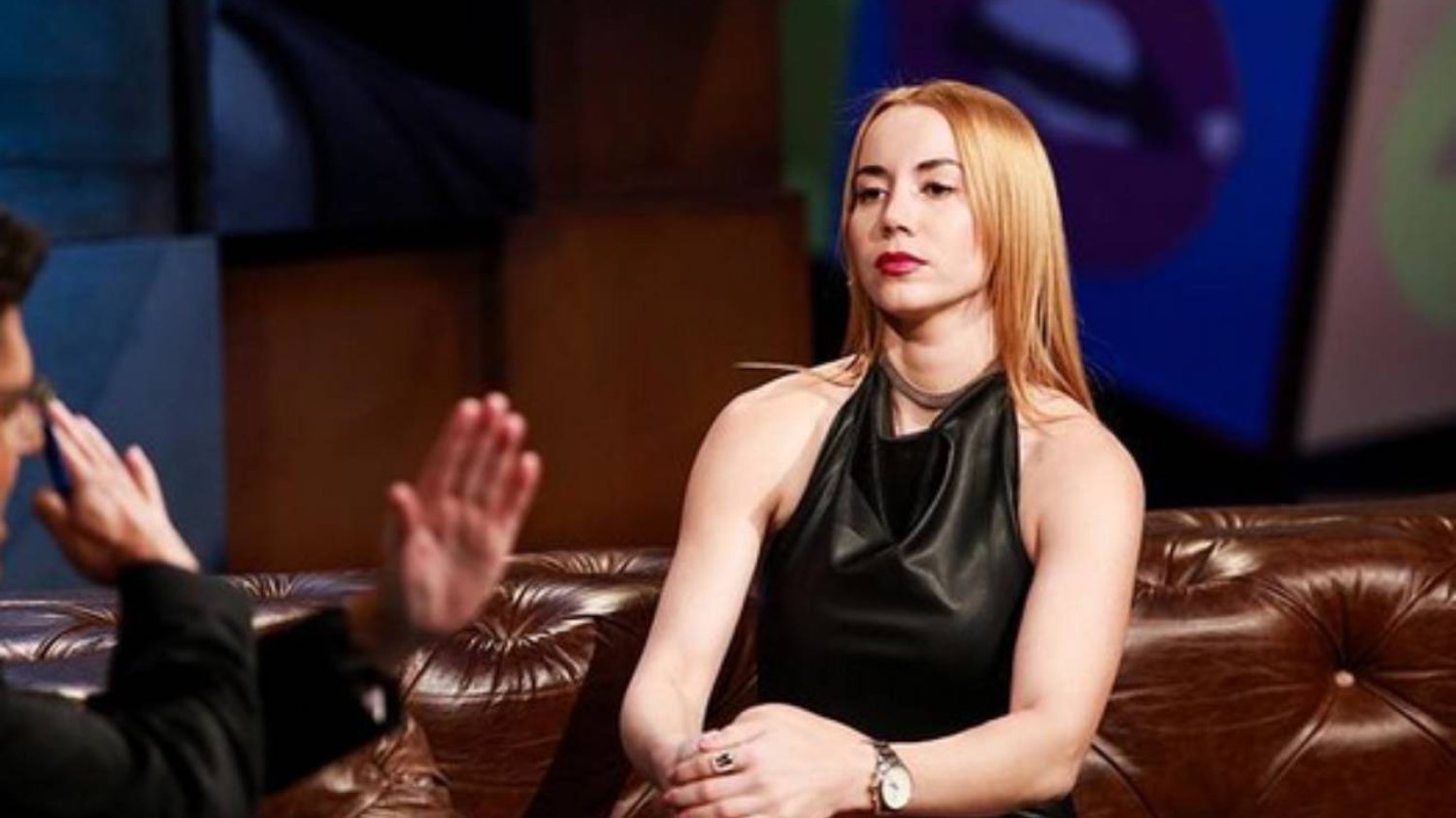 Marianna Schreiber u Kuby Wojewódzkiego w TVN