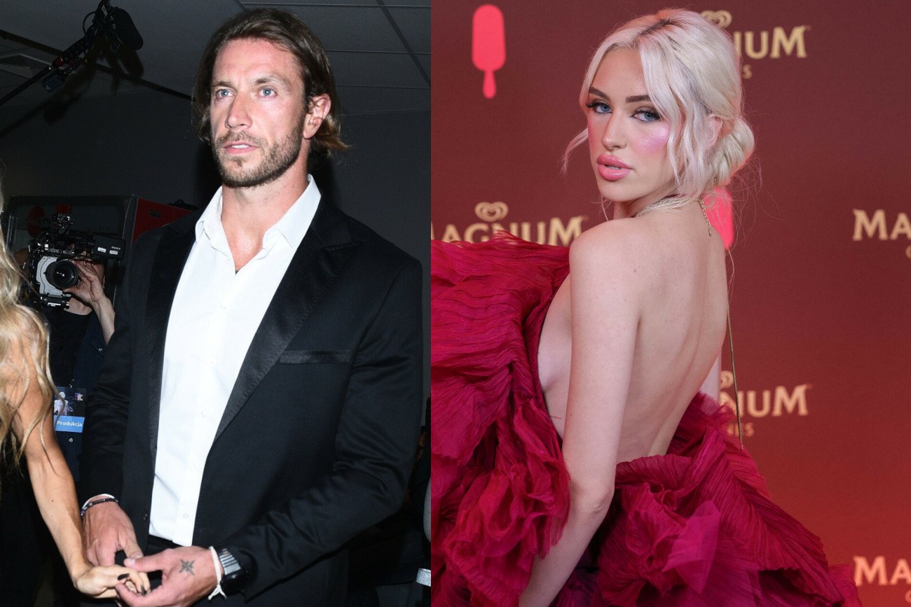 Caroline Derpienski atakuje Dariusza Patucha.