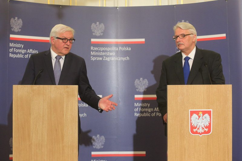 Spotkanie ministrów spraw zagranicznych Polski i Niemiec w Warszawie.