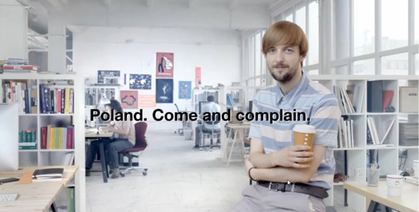 Stopklatka z kampanii Polski